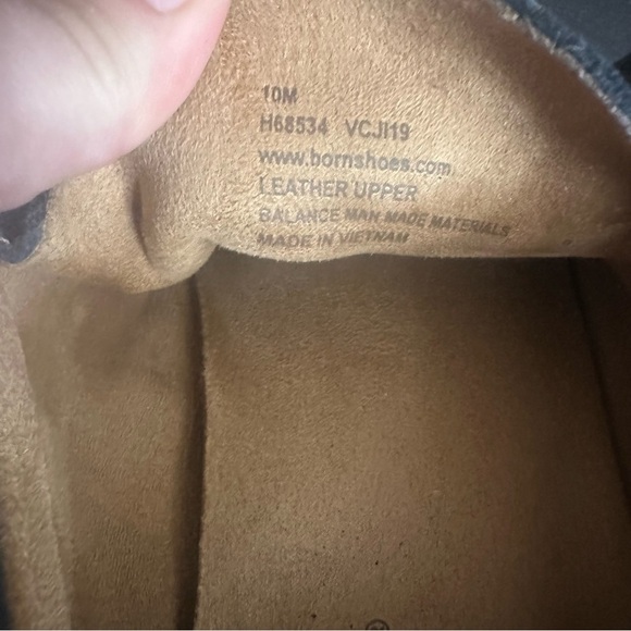 Born Men's Canning Sneaker Chukka Boot Size 10M Blue Suede Moc Toe Low Top - Picture 8 of 8